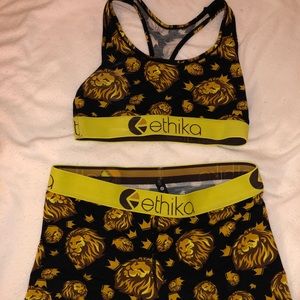 Ethika sports bra & boyshort set